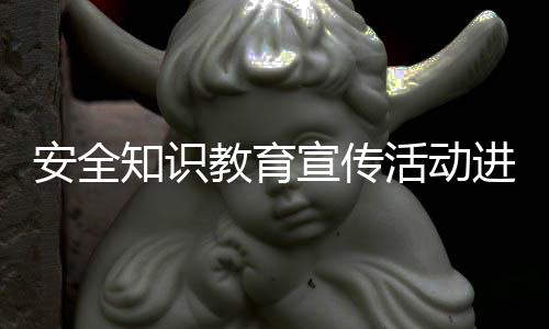 安全知识教育宣传活动进小区 筑牢暑期安全防线